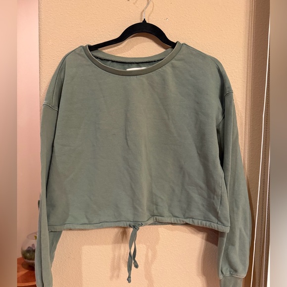 Lucky Brand Sweaters - Lucky Brand Sage Green Crew Neck Sweater